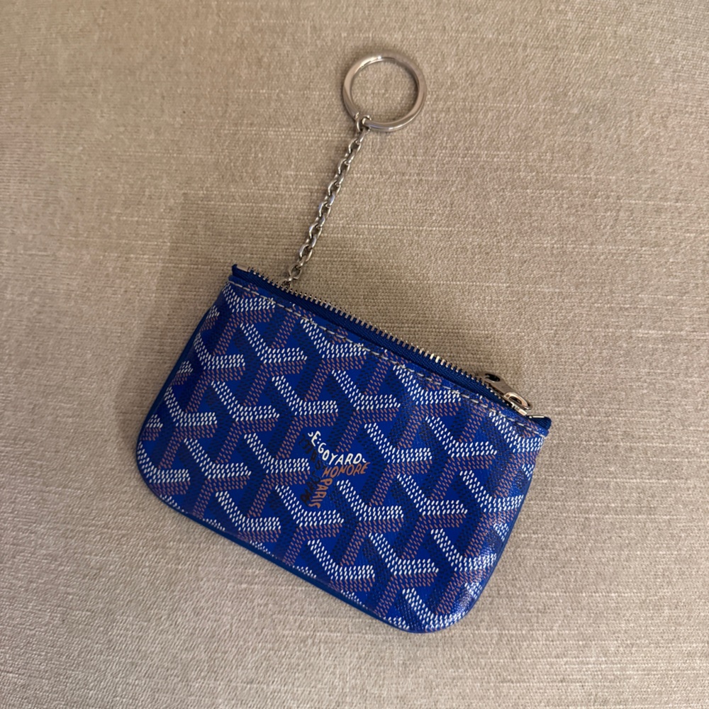 NWT💙GOYARD💙Senat Nano Key Pouch Coin Purse Keychain - Picture 5 of 10